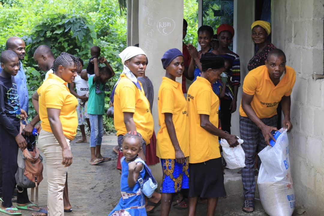 Ministry team serving the community